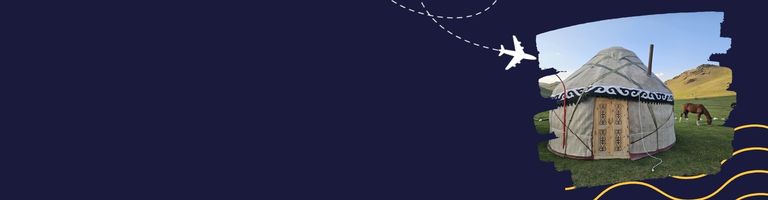 Банер за екскурзията ни до Киргизстан